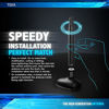 Picture of TEKK Short Antenna Compatible with Ford Raptor 2010-2020 | Designed for Optimized FM/AM Reception | 4.8 Inches