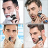 Picture of Hatteker Electric Shaver for Men Trimmer for Men Cordless Rechargeable Beard Nose Hair Face Trimmer Rotary Razor USB Groomer Waterproof Wet Dry 4 in 1
