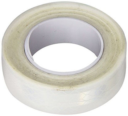 Picture of 3M 3430 White Micro Prismatic Sheeting Reflective Tape - 9 in. X 15 ft. Non Metalized Adhesive Tape Roll. Safety Tape