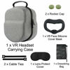 Picture of Retear Carrying Case for Oculus Quest 2, with 8 in 1 Accessories Set VR Gaming Storage Portable Travel Hard Protective Bag