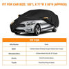 Picture of NEVERLAND Sedan Car Cover Waterproof Heavy Duty All Weather Protection Snow Winter Anti-UV Windproof Outdoor Full Car Cover Fit for Automobiles 178''~185'' BMW /Mercedes-Benz /Honda