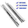 Picture of 1 Pair of 21 Inch Undermount Soft Close Drawer Slides Full Extension Concealed Drawer Rails with Mounting Screws,3D Locking Device and Brackets