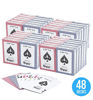 Picture of Regal Games - Bulk Playing Cards 48 Pack - Poker Size, Standard Index - for Blackjack, Euchre, Canasta Card Game - 24 red Decks, 24 Blue Decks