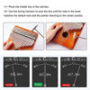 Picture of [New Arrival] Kalimba 21 Keys Play More Songs w/Engraved Notes Easy to Learn for Kids & Beginners, Mahogany Wood Portable Thumb piano w/Hard case,Mbira Marimba Musical Instruments Best Gifts (Coffee)