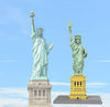Picture of dOvOb Statue of Liberty Micro Mini Blocks Building Set (2510PCS) - Architectural Model Toys