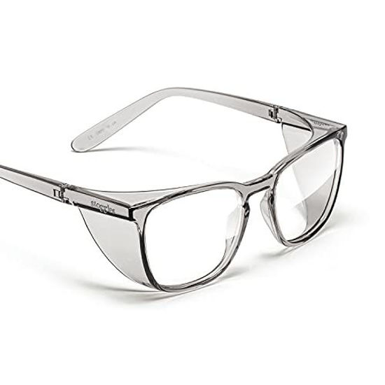 Stoggles Cat Eye Safety Glasses with Clear Anti-Fog Lens