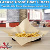 Picture of Eco Friendly, Grease Proof 12" x 12" Deli Wrap 1000 Pk. Best Kraft Food Wrapping Paper Sheets for Picnic, Festival, Fair or BBQ. Perfect Liner for Tray, Basket or Boat. Quality Bulk Restaurant Supply