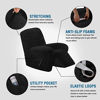 Picture of Stretch Recliner Slipcovers Recliner Chair Cover Sofa Furniture Cover 1-Piece Modern Rich Velvet Plush Form Fit Stylish Protector Feature Rich and Soft Fabric(Recliner, Black)