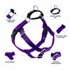 Picture of 2 Hounds Design Freedom No Pull Dog Harness | Adjustable Gentle Comfortable Control for Easy Dog Walking |for Small Medium and Large Dogs | Made in USA | Leash Included | 1" LG Purple