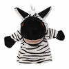 Picture of 5-Piece Set Animal Hand Puppets with Open Movable Mouth / Zoo, Safari, Farm, Jungle / Tiger, Rhino, Lion, Crocodile and Zebra