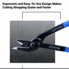 Picture of IDL Packaging H-230 Strapping Cutter for Steel & Polyester (PET) & Polypropylene (PP) Banding from 3/8" to 1 1/4" Width and up to 0.044" Thickness - Heavy-Duty Best-in-Class Tool with Wide Blades