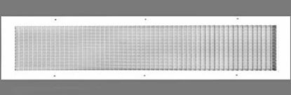 Picture of 8" x 32" Cube Core Eggcrate Return Air Grille - Aluminum Rust Proof - HVAC Vent Duct Cover - White [Outer Dimensions: 10.75"w X 34.75"h]