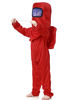 Picture of Noucher Kids Astronaut Costume Space Suit Jumpsuit Backpack Cosplay Halloween Costumes Christmas for Kids Toddlers Aged 4-11 (Tag XL(10-11T), Red)