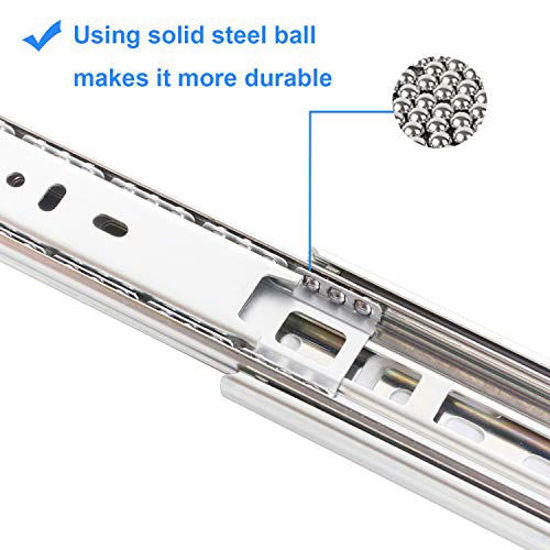 GetUSCart 10 Pair of 14 Inch Hardware Full Extension Side Mount Ball