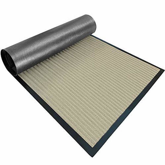Gorilla Grip Durable Natural Rubber Door Mat, Waterproof, Low Profile,  Heavy Duty Welcome Doormat for Indoor and Outdoor, Easy C