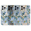 Picture of Rifle Paper Co - Case for iPhone 13 Pro - 10 ft Drop Protection - Gold Foil Accents - 6.1 Inch - Garden Party Blue