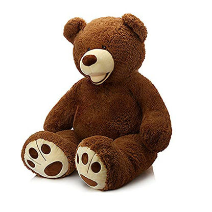 Picture of MorisMos Giant Teddy Bear with Big Footprints Big Teddy Bear Plush Stuffed Animals Dark Brown for Boy,Children,Boyfriend