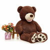 Picture of MorisMos Giant Teddy Bear with Big Footprints Big Teddy Bear Plush Stuffed Animals Dark Brown for Boy,Children,Boyfriend