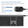 Picture of Wireless Keyboard and Mouse, Vssoplor 2.4GHz Rechargeable Compact Quiet Full-Size Keyboard and Mouse Combo with Nano USB Receiver for Windows, Laptop, PC, Notebook-Dark Gray