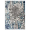 Picture of Luxe Weavers Rug - Affordable Modern Area Rugs for Living Room, Medium Pile Area Rugs. Abstract, Soft, Persian-Rugs,, Stain Resistant, Machine-Made, Dark Blue, Light Blue / 2' x 7'