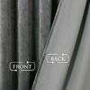 Picture of StangH Thick Thermal Insulated Velvet Curtains - Bedroom Moderate Blackout Window Treatment Set Rich Fluff Soundproof Drapes / Drapery with Solid Grommet for Guest Room, W52 by L72-inch, 2 Panels