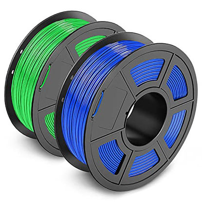GetUSCart- SUNLU 3D Printer Filament，Neatly Wound PLA Meta Filament Bundle,  1.75mm PLA Meta Filament Muticolor, Highly Fluid, Fast Printing, 250G  Spool, 8 Rolls, Black+White+Grey+Blue+Green+Red+Pink+Yellow