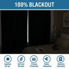 Picture of Linen Blackout Curtains 96 Inches Long 100% Total Blackout Heavy-Duty Draperies for Bedroom Living Room Thermal Insulated Textured Functional Window Treatment Anti Rust Grommet (Dove Gray, 2 Panels)