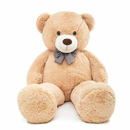 Picture of Toys Studio Giant Teddy Bear Plush Stuffed Animals for Girlfriend or Kids 47 inch, (Light Brown)