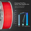 Picture of PLA Plus (PLA+) Filament 1.75mm 2 Pack Red, DURAMIC 3D 3D Printing Filament Tough PLA Plus 1.75mm Dimensional Accuracy +/- 0.05 mm, 1kg Spool