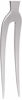 Picture of Mercer Cutlery Renaissance, 6-Inch Carving Fork, Black