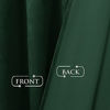 Picture of StangH Dark Green Curtains Vintage DecorThick Soft Velvet Blackout Curtains Drapes for Farmhouse Living Room Party Holiday Fete Accessories, W52 x L72, Dark Green, 2 Panels