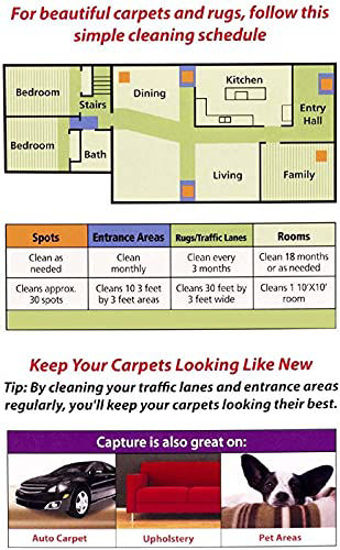  Capture Carpet & Rug Dry Cleaner w/Resealable lid