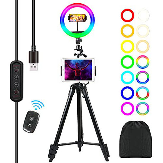 LINCTECH LED Ring Light for Camera Smartphone to Capture Your Photo and  Video at Tiktok, Musically and Other Ring Flash - LINCTECH : Flipkart.com