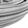 Picture of 25 Ft 6AN Fuel Line Hose AN-6 3/8" Universal Braided Stainless Steel CPE Fuel Line