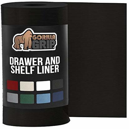 Gorilla Grip Original Drawer and Shelf Liner, Strong Grip, Non Adhesive,  Easiest Install, 16 Inch x 10 FT Roll, Durable and Strong Liners, Drawers,  Shelves, Cabinets, Storage, Kitchen, Hunter Green 