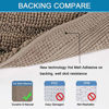 Picture of Bathroom Rugs Bath Mats Sets Super Absorbent Chenille Striped Bath Mats Non Skid Machine Wash Dry Rugs for Bathroom Floor Set of 2(Taupe Brown, 24 x 36 Plus 20 x 32 - Inches)