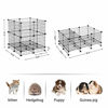 Picture of SONGMICS Pet Playpen Includes Zip Ties, Upgrade Customizable Animal Fence with Storage, Door, Metal Wire Pen Fence for Small Animals, Bunnies, Rabbits, Puppy Guinea Pigs, for Indoor Use ULPI03H