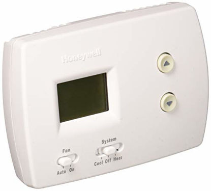 Picture of Honeywell TH3110D1008 Pro Non-Programmable Digital Thermostat, 1 Pack, White