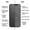 Picture of BodyGuardz - Pure 2 Edge Glass Screen Protector for iPhone 11 Pro, Ultra-Thin Edge-to-Edge Tempered Glass Screen Protection - Case Friendly