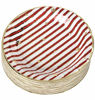 Picture of Elegant Christmas Paper Plates and Napkins for 50 Guests in Gold Foil and Red includes 50 9" Dinner Plates 50 7" Dessert Plates and 100 Luncheon Napkins for Holiday Party Disposable Dinnerware Set