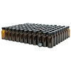 Picture of (108 Pack) 1 oz. Amber Boston Round with Black Poly Cone Cap