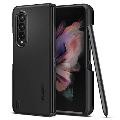 Picture of Spigen Thin Fit P Designed for Galaxy Z Fold 3 5G Case (2021) - Black