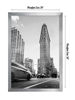 Picture of Americanflat 24 x 36 Inch Silver Poster Frame | Polished Plexiglass. Hanging Hardware Included