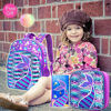 Picture of 4PCS Mermaid Backpack for Girls, 16" Sequin Kids Bookbag and Lunch Box