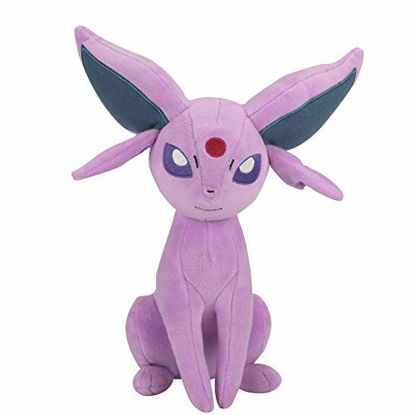 Picture of Pokemon Espeon and Umbreon Plush Stuffed Animals, 2-Pack - 8" Each - Age 2+