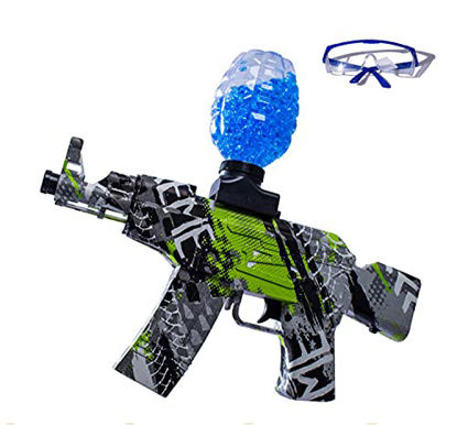 Picture of MLMYH Electric Gel Ball Blaster Toy Water Ball Gun The Ball Suitable for Teens Adults for Outdoor Activities-Fighting Shooting Team Game is The Best Gift for Children (Green)