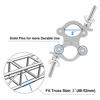 Picture of 2 Inch Pro-Swivel Truss Clamp, 2 Pack HiLite Heavy Duty 770lb Swivel Coupler Truss Clamps, Dual Head Turn As Needed Two 360 Degree Lighting Clamps, Fit Pipe/Truss OD 48-52mm