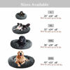 Picture of MFOX Calming Dog Bed (L/XL/XXL/XXXL) for Medium and Large Dogs Comfortable Pet Bed Faux Fur Donut Cuddler Up to 25/35/55/100lbs