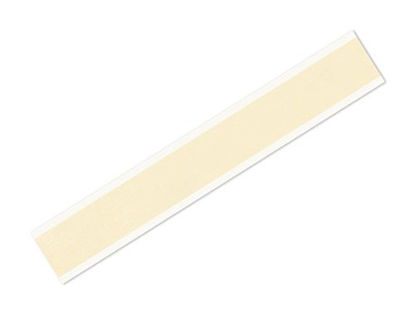 Picture of 3M 201+ 1.5" x 3"-500 General Use Masking Tape - 1.5" x 3" Rectangles, Crepe Paper, Natural (Pack of 500)