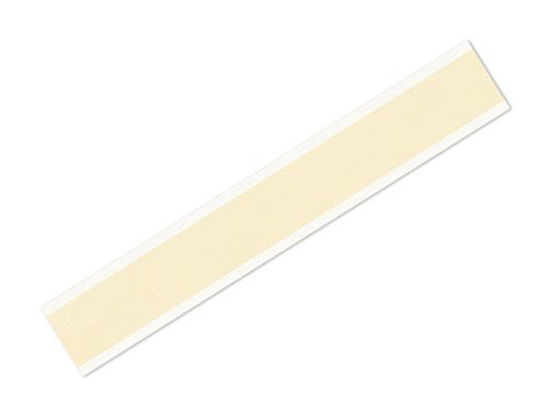 Picture of 3M 201+ 1.5" x 3"-500 General Use Masking Tape - 1.5" x 3" Rectangles, Crepe Paper, Natural (Pack of 500)